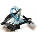 SFF-8087 to 4x SATA 7pin Internal SAS/SATA Fanout Cable 50cm