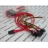 MiniSAS SFF-8087 to 4x SFF-8482 29pin SAS Drive cable with 4-pin Power 1M